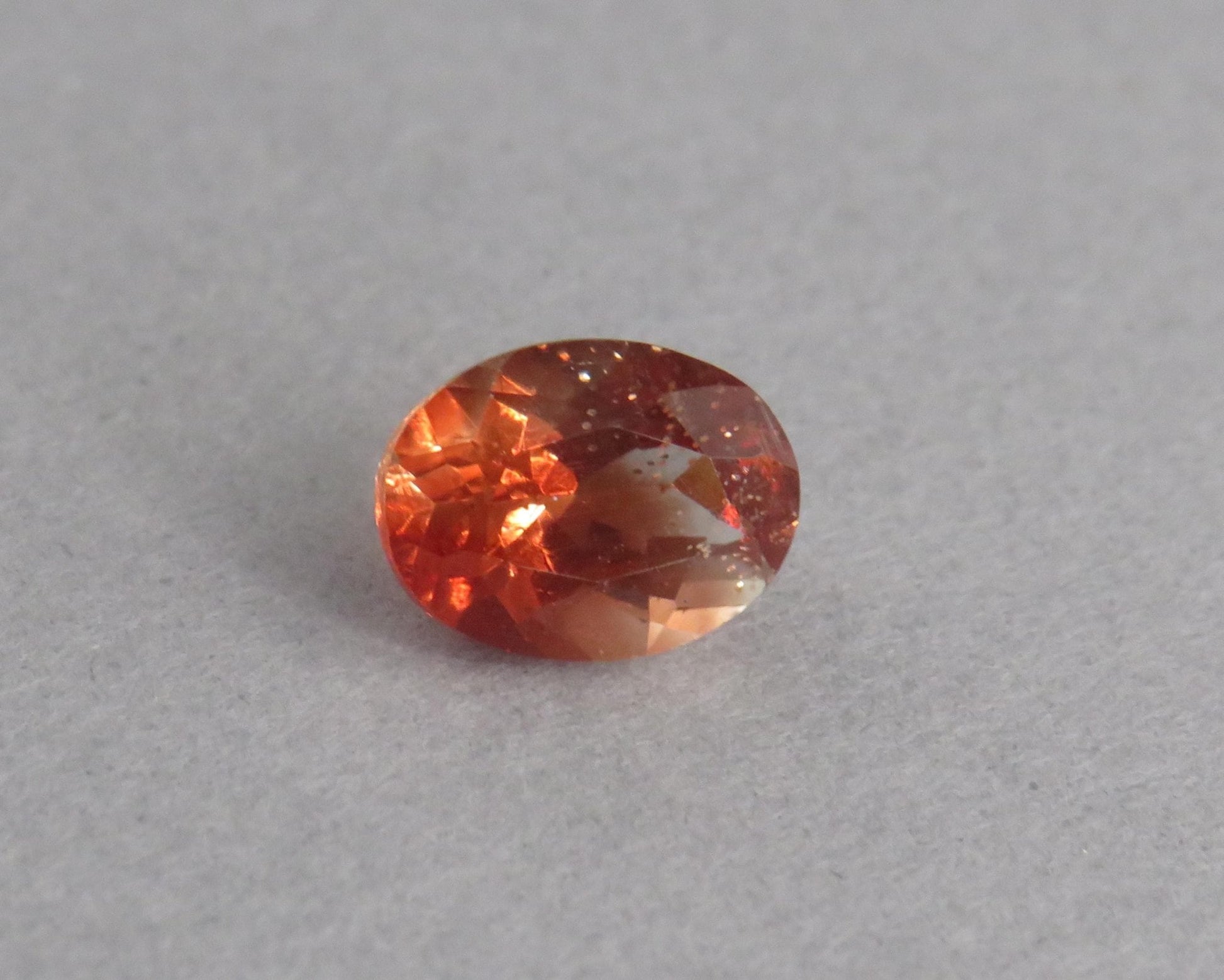8x6 Oregon Sunstone Faceted Oval | Per Stone | Ponderosa Mine, Oregon, USA | OSF241 - Gem Enthusiast