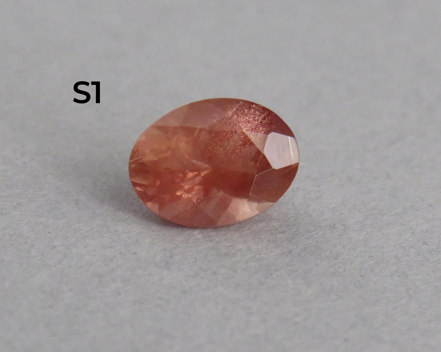 8x6 Oregon Sunstone Faceted Oval | Per Stone | Ponderosa Mine, Oregon, USA | OSF241 - Gem Enthusiast