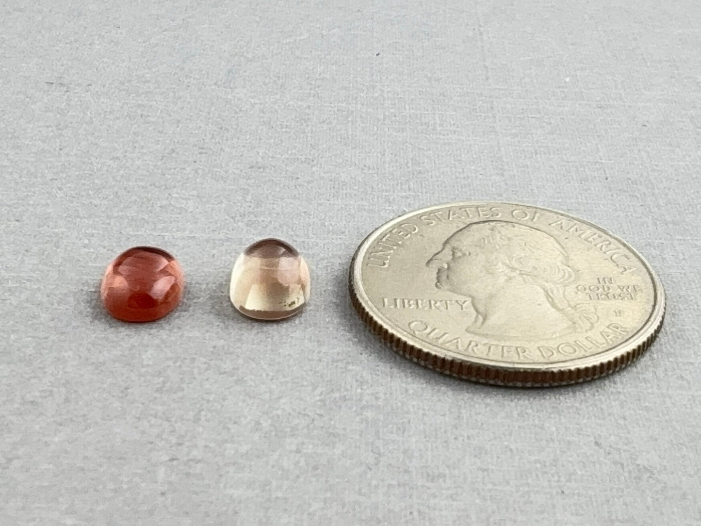 8x6 Oregon Sunstone Ovals: American Gemstones with zoning and schiller | OSC308 - Oregon Sunstone - Gem Enthusiast