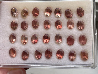 8x6 Oregon Sunstones Faceted Oval Gemstones | Pick Your Own Stone! - Oregon Sunstone - Gem Enthusiast