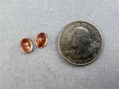 8x6 Oregon Sunstones Oval Pair | 2.46 carats | OSF179 - Gem Enthusiast