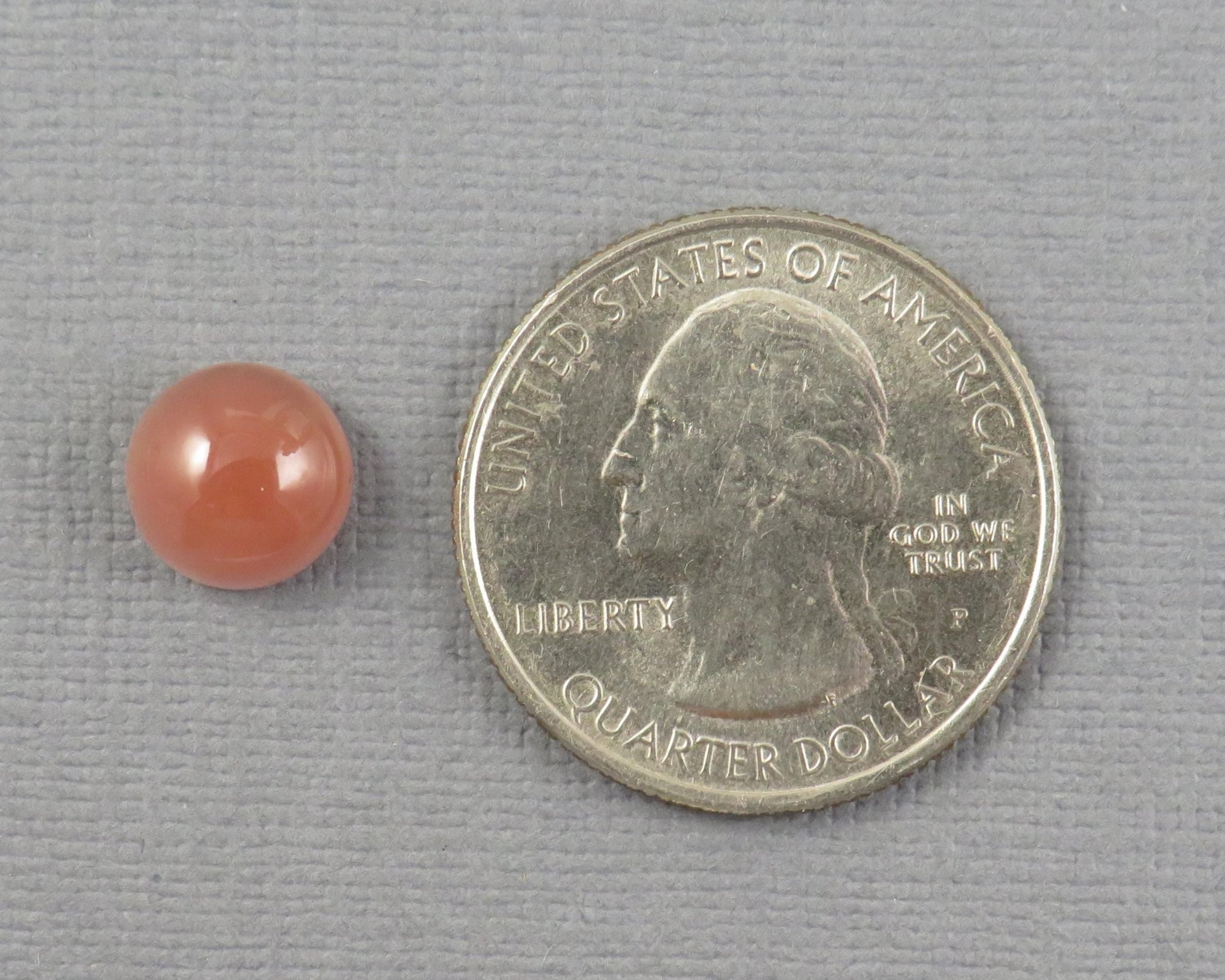 9mm Oregon Sunstone Cabochon Round | 9.1x9.1mm, 3.46ct | Oregon USA | OSC358 - Gem Enthusiast