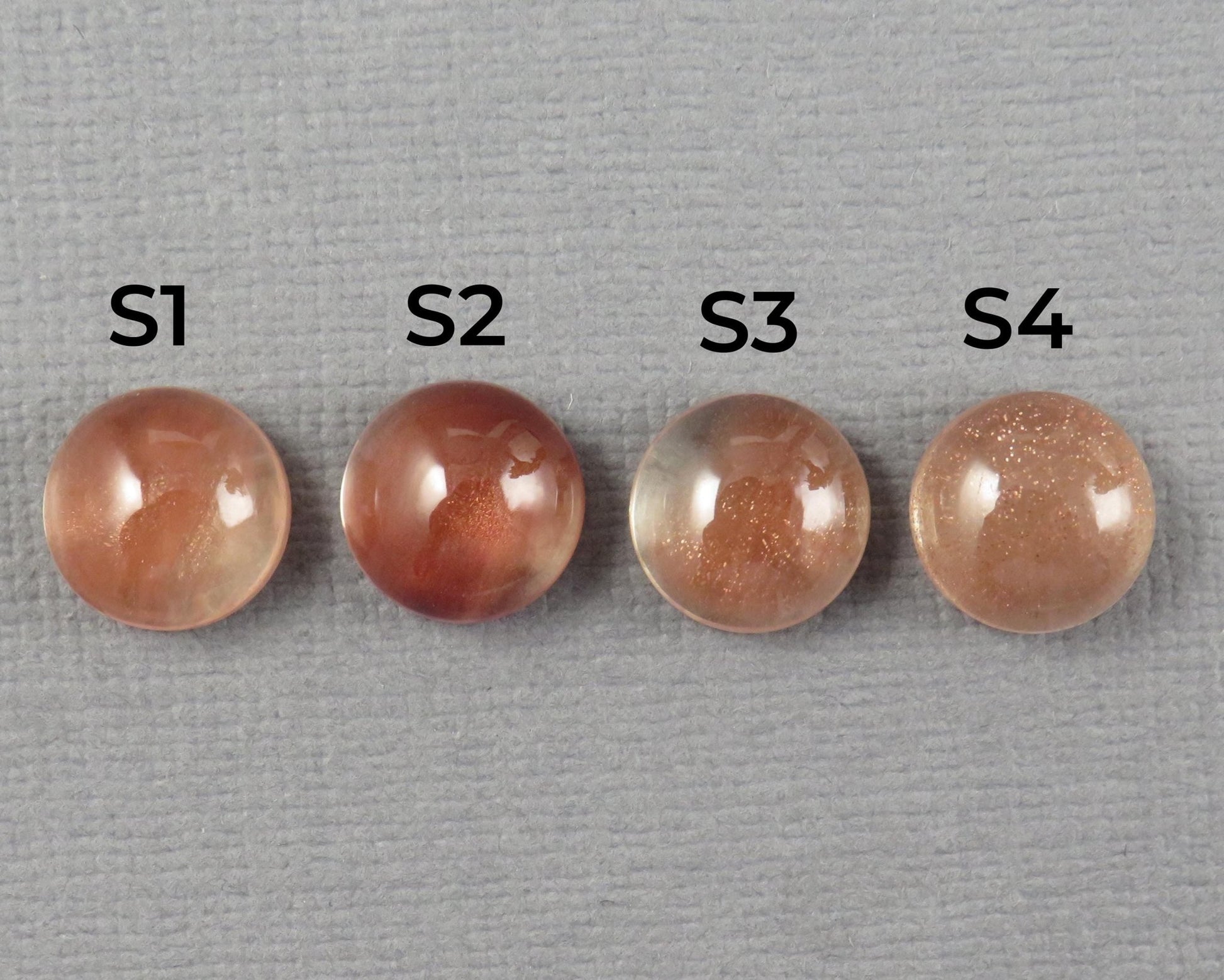 9mm Oregon Sunstone Round Cabochons | avg 3.4ct | Sold Per Stone | Ponderosa, Oregon USA | OSC360 - Gem Enthusiast