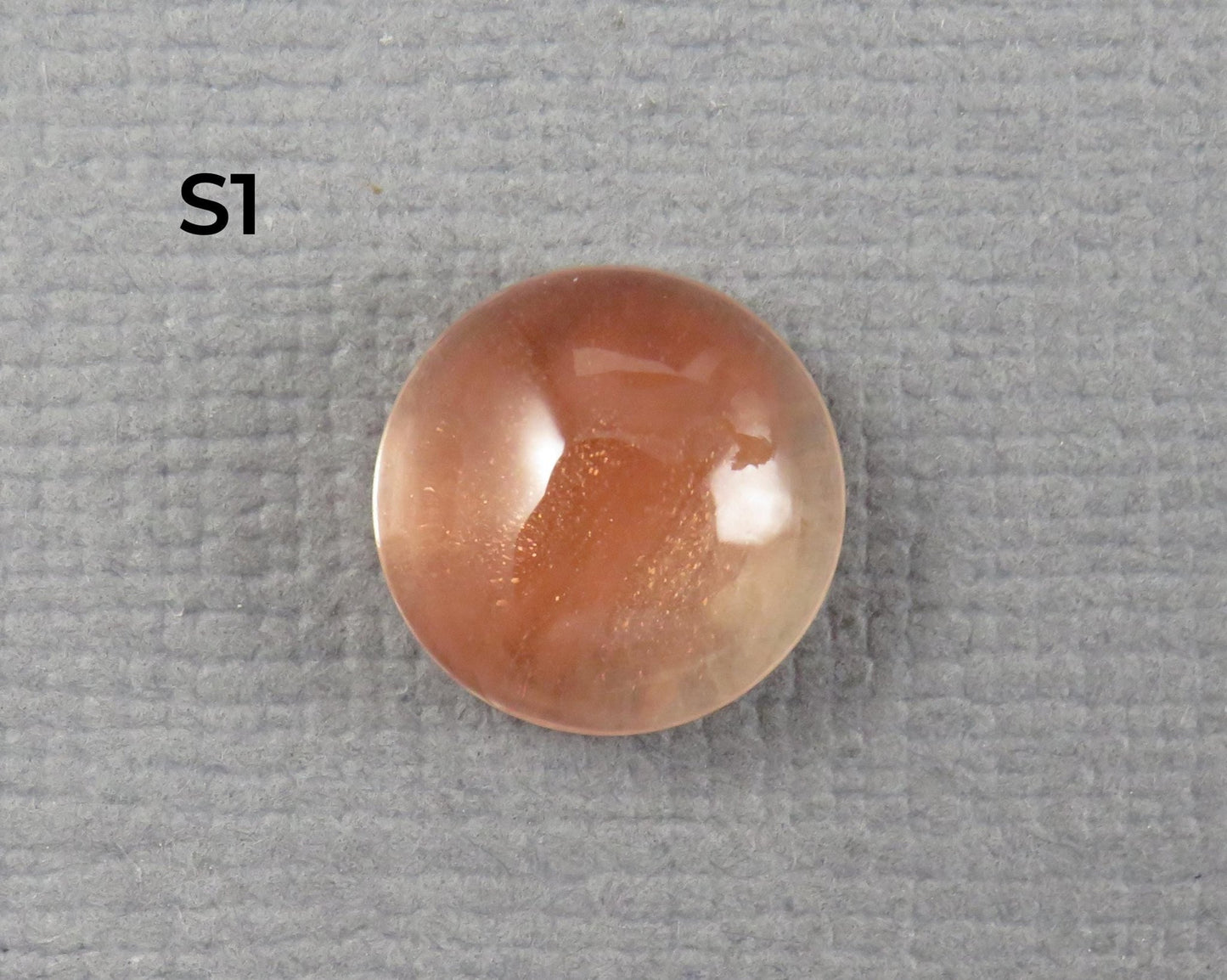 9mm Oregon Sunstone Round Cabochons | avg 3.4ct | Sold Per Stone | Ponderosa, Oregon USA | OSC360 - Gem Enthusiast