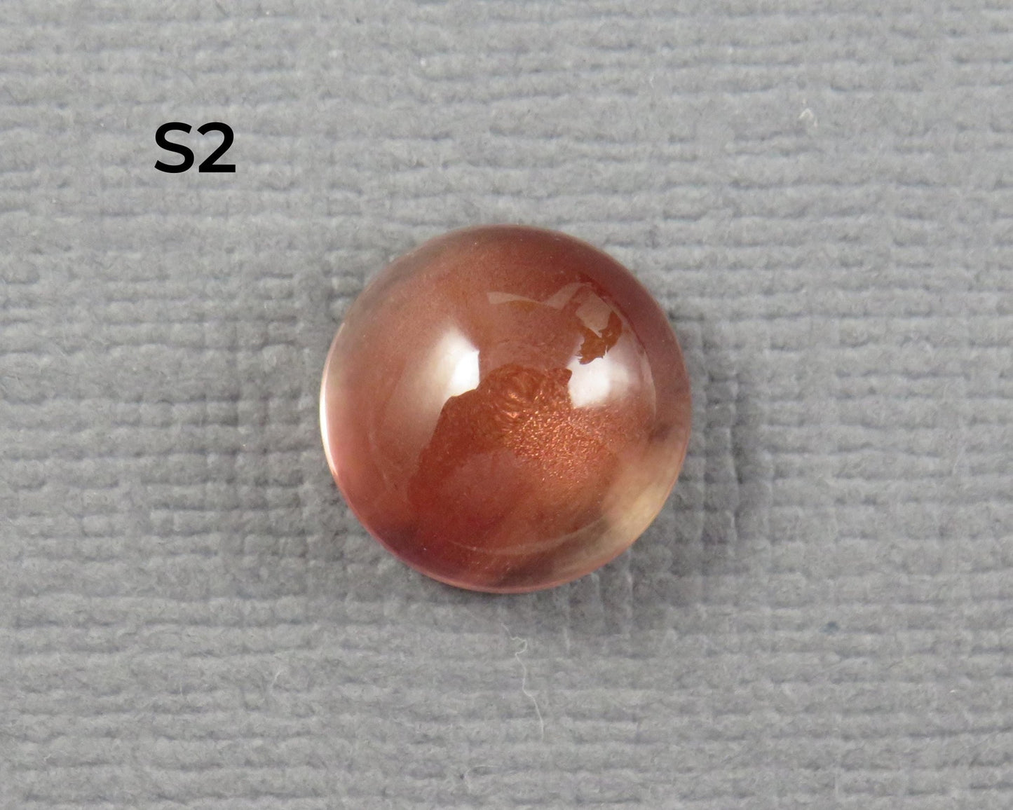 9mm Oregon Sunstone Round Cabochons | avg 3.4ct | Sold Per Stone | Ponderosa, Oregon USA | OSC360 - Gem Enthusiast