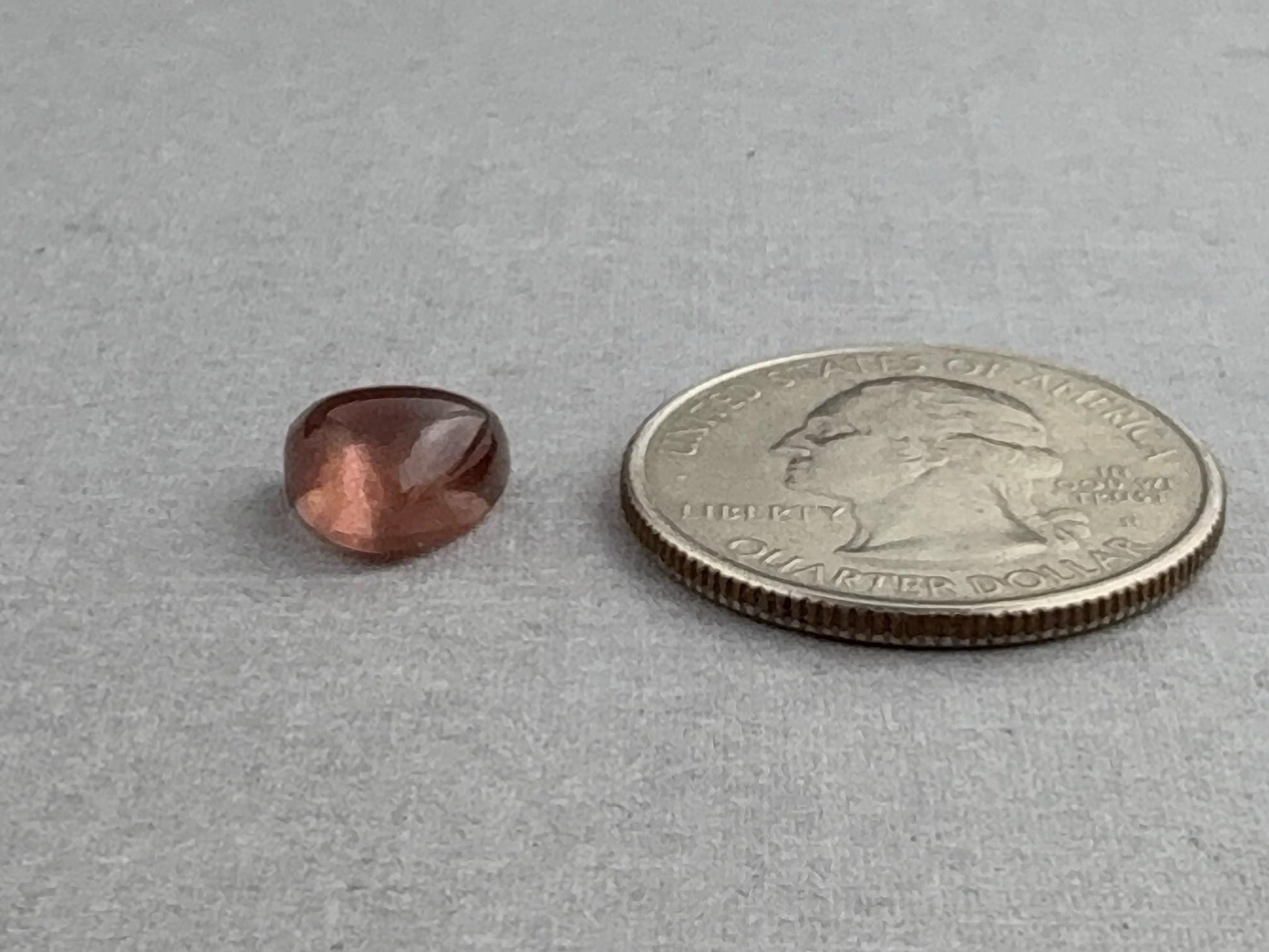 9mm Oregon Sunstone | Triangle Cabochon | Natural American Gemstone | OSC265 - Gem Enthusiast
