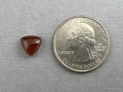 9mm Oregon Sunstone | Triangle Cabochon | Natural American Gemstone | OSC265 - Gem Enthusiast