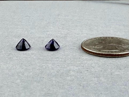 9x6 Arizona Amethyst Pear Pair | Ethically Sourced | AZ202 - Arizona Amethyst - Gem Enthusiast