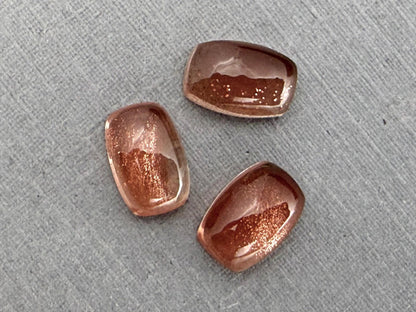 9x6 Oregon Sunstones Cushion Cabochon Lot | Schiller | 6 carats | OSC326 - Gem Enthusiast