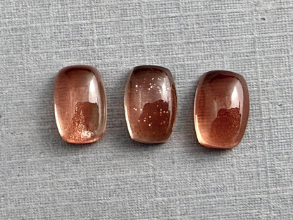9x6 Oregon Sunstones Cushion Cabochon Lot | Schiller | 6 carats | OSC326 - Gem Enthusiast