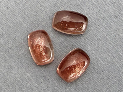 9x6 Oregon Sunstones Cushion Cabochon Lot | Schiller | 6 carats | OSC326 - Gem Enthusiast