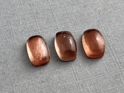 9x6 Oregon Sunstones Cushion Cabochon Lot | Schiller | 6 carats | OSC326 - Gem Enthusiast