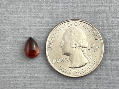 9x6 Oregon Sunstones Pear Cabochon | Beautiful Schiller! | 1.69 carats | OSC294 - Oregon Sunstone - Gem Enthusiast