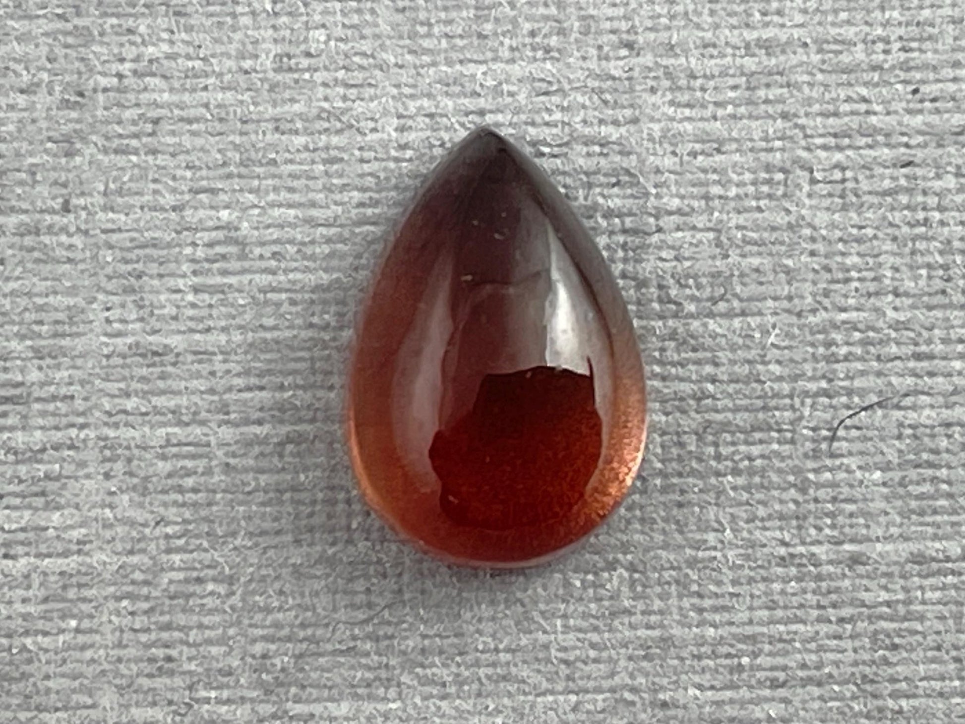 9x6 Oregon Sunstones Pear Cabochon | Beautiful Schiller! | 1.69 carats | OSC294 - Oregon Sunstone - Gem Enthusiast