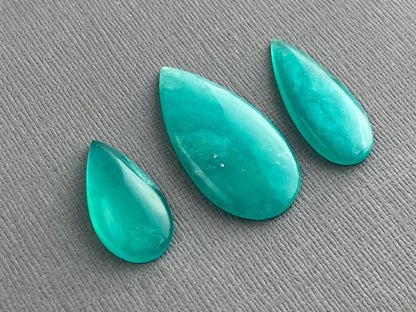Amazonite Pear Cabochon Lot | Loose Gemstone | AMZ177 - Gem Enthusiast
