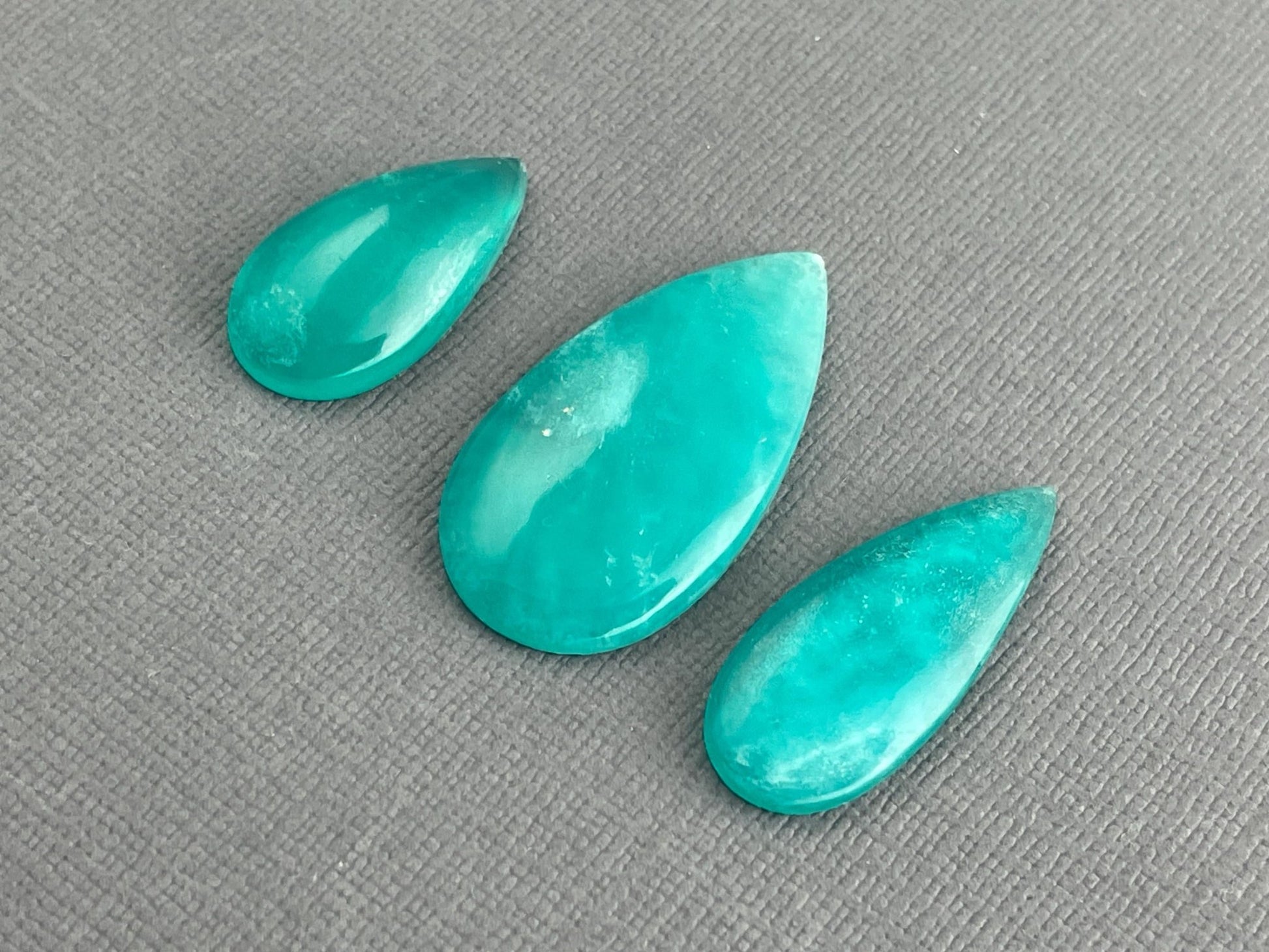 Amazonite Pear Cabochon Lot | Loose Gemstone | AMZ177 - Gem Enthusiast