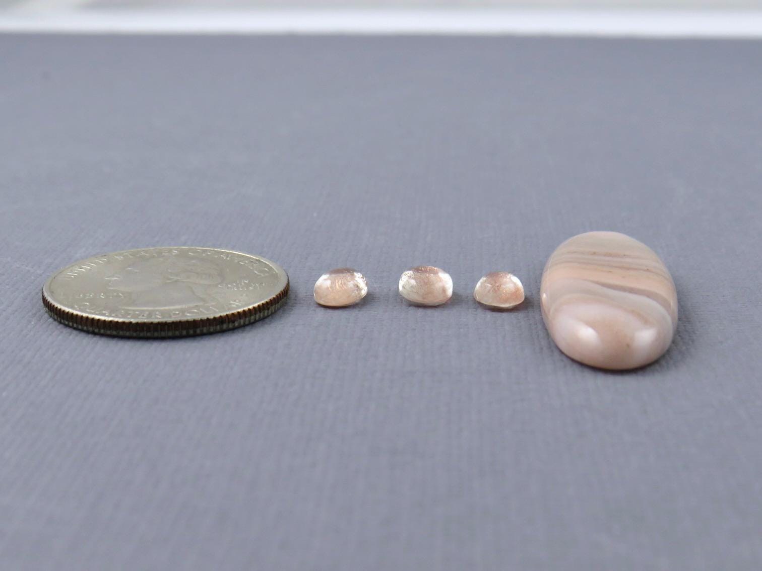 American Gemstone Set | Windy Mountain Jasper, Oregon Sunstone | SET114 - Gem Enthusiast