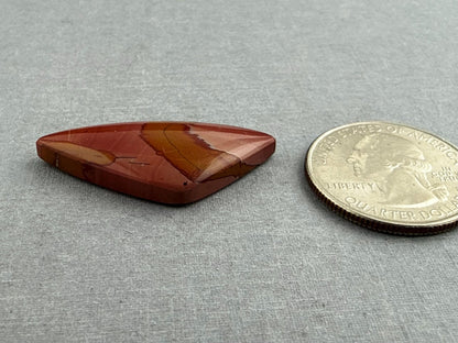 Antelope Jasper Cabochon | Oregon Idaho Gemstone | Mined in the USA | 34x16x5.5 | JS317 - Gem Enthusiast