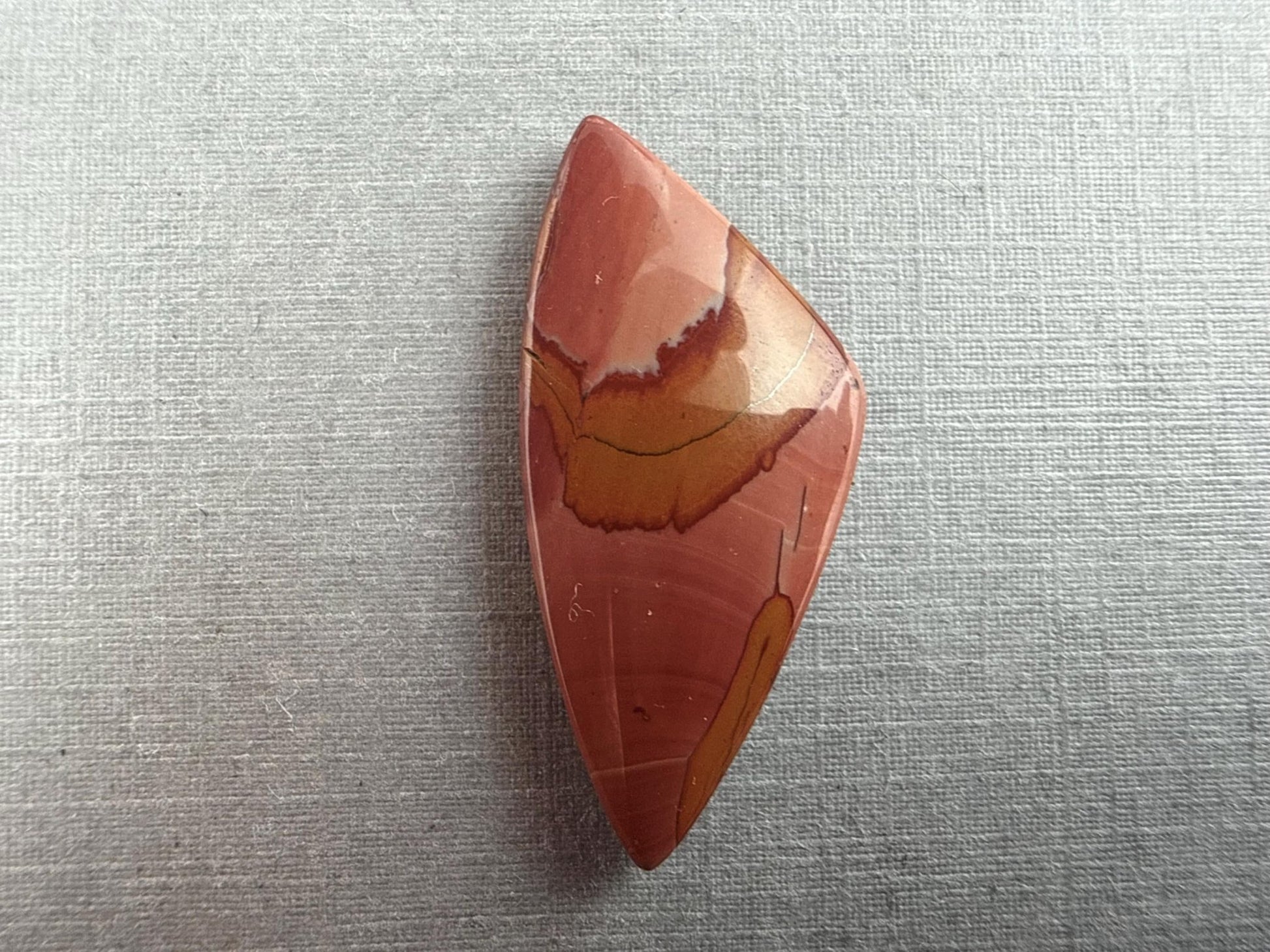 Antelope Jasper Cabochon | Oregon Idaho Gemstone | Mined in the USA | 34x16x5.5 | JS317 - Gem Enthusiast