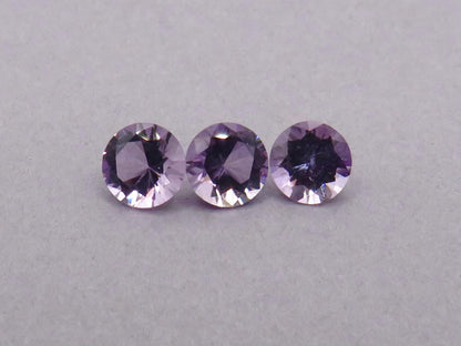 Arizona Amethyst | Four Peaks Mine, USA | 4.5mm or 5mm Round | Sold Per Stone - Gem Enthusiast