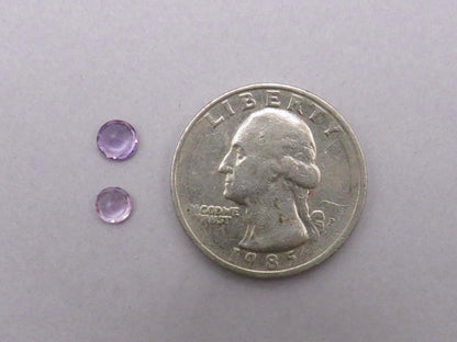 Arizona Amethyst | Four Peaks Mine, USA | 4.5mm or 5mm Round | Sold Per Stone - Gem Enthusiast