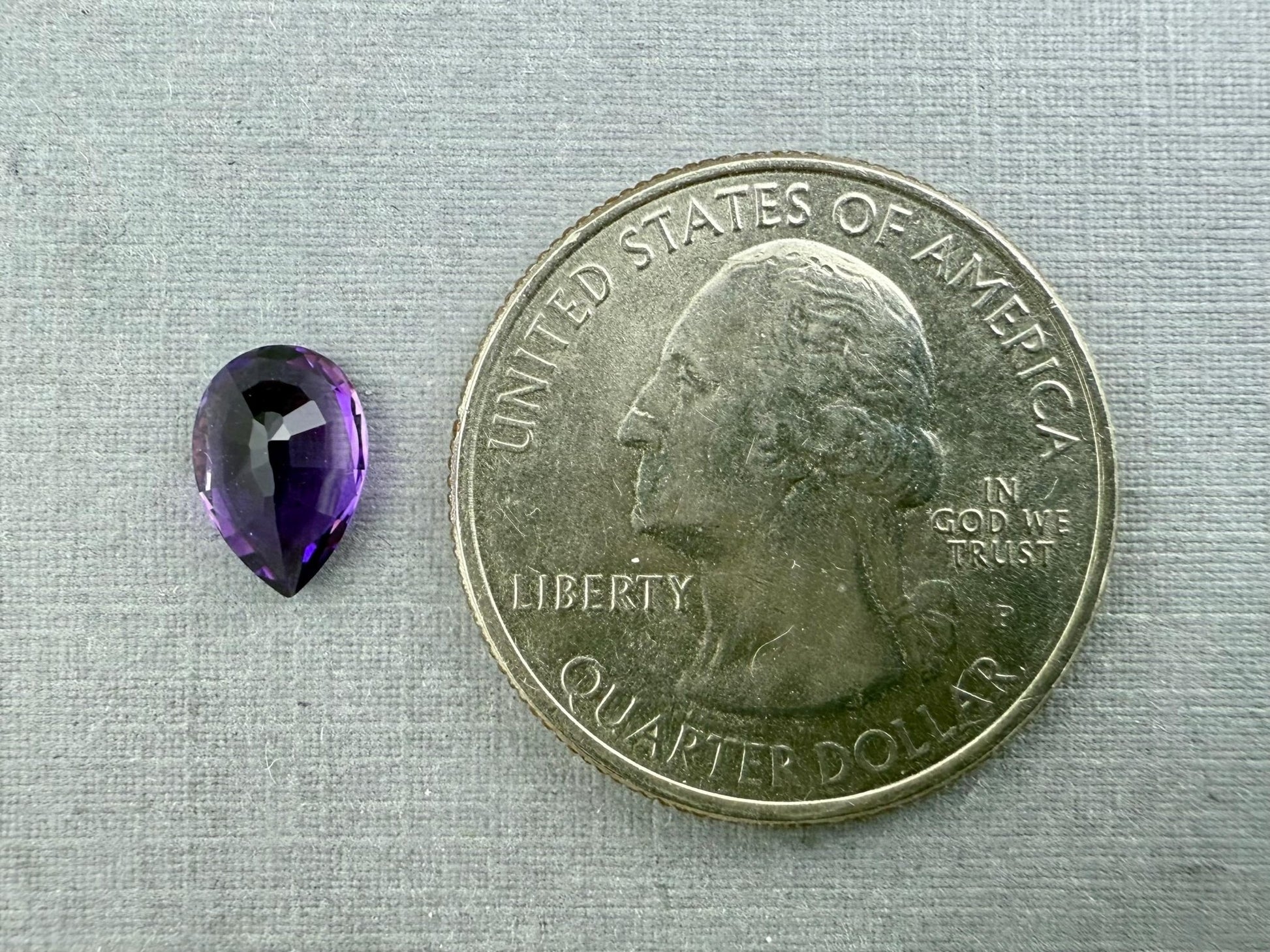 Arizona Amethyst Pear Pair | 9x6 | Purple Gemstone Ethically Sourced | AZ203 - Gem Enthusiast