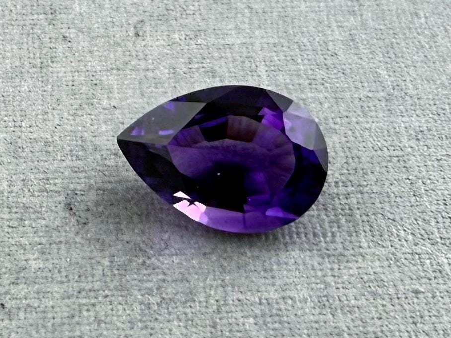 Arizona Amethyst Pear Pair | 9x6 | Purple Gemstone Ethically Sourced | AZ203 - Gem Enthusiast