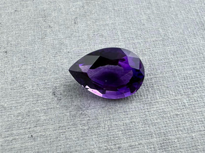 Arizona Amethyst Pear Pair | 9x6 | Purple Gemstone Ethically Sourced | AZ203 - Gem Enthusiast