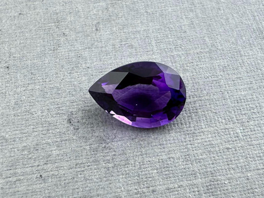 Arizona Amethyst Pear Pair | 9x6 | Purple Gemstone Ethically Sourced | AZ203 - Gem Enthusiast