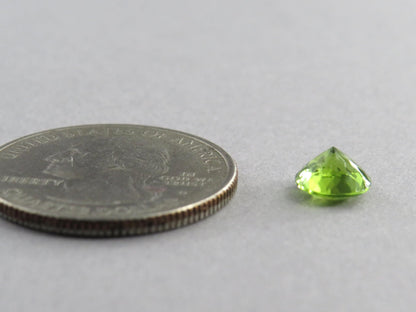 Arizona Peridot 7mm Round | Round Natural Stone | USA | PE216 - Gem Enthusiast