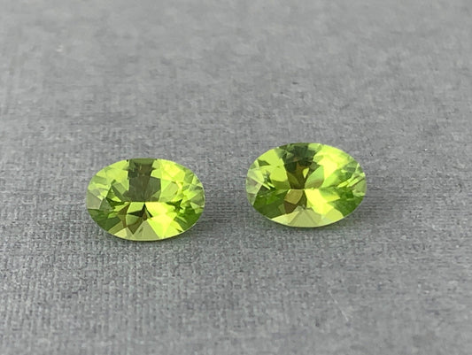 Arizona Peridot 7x5 Oval | Single or Pair | Loose Gemstone | Mined in America - Gem Enthusiast