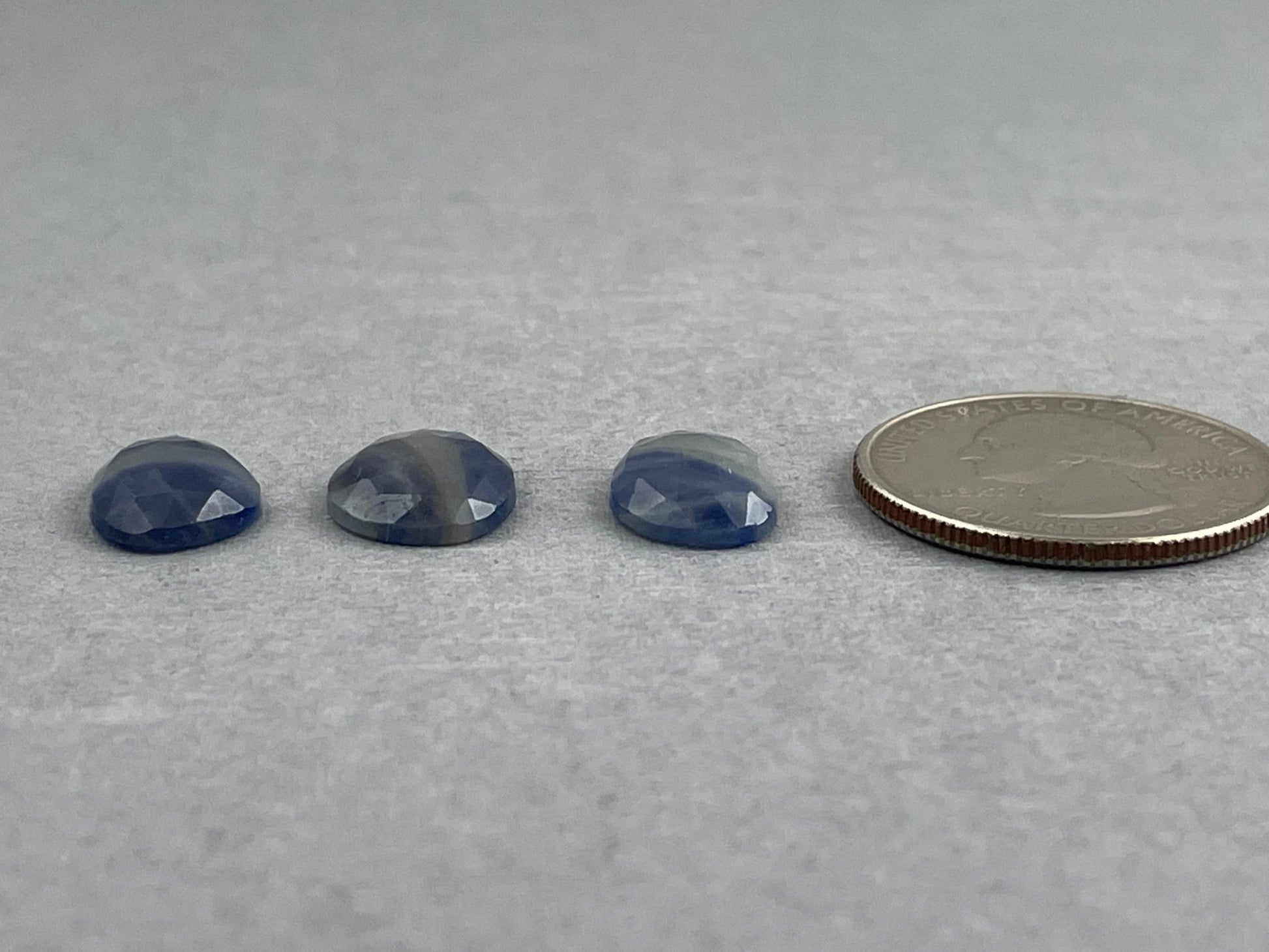Bicolor Sapphire Rose Cut | Natural Loose Gemstones| 14.6 carats | SBC109 - Gem Enthusiast