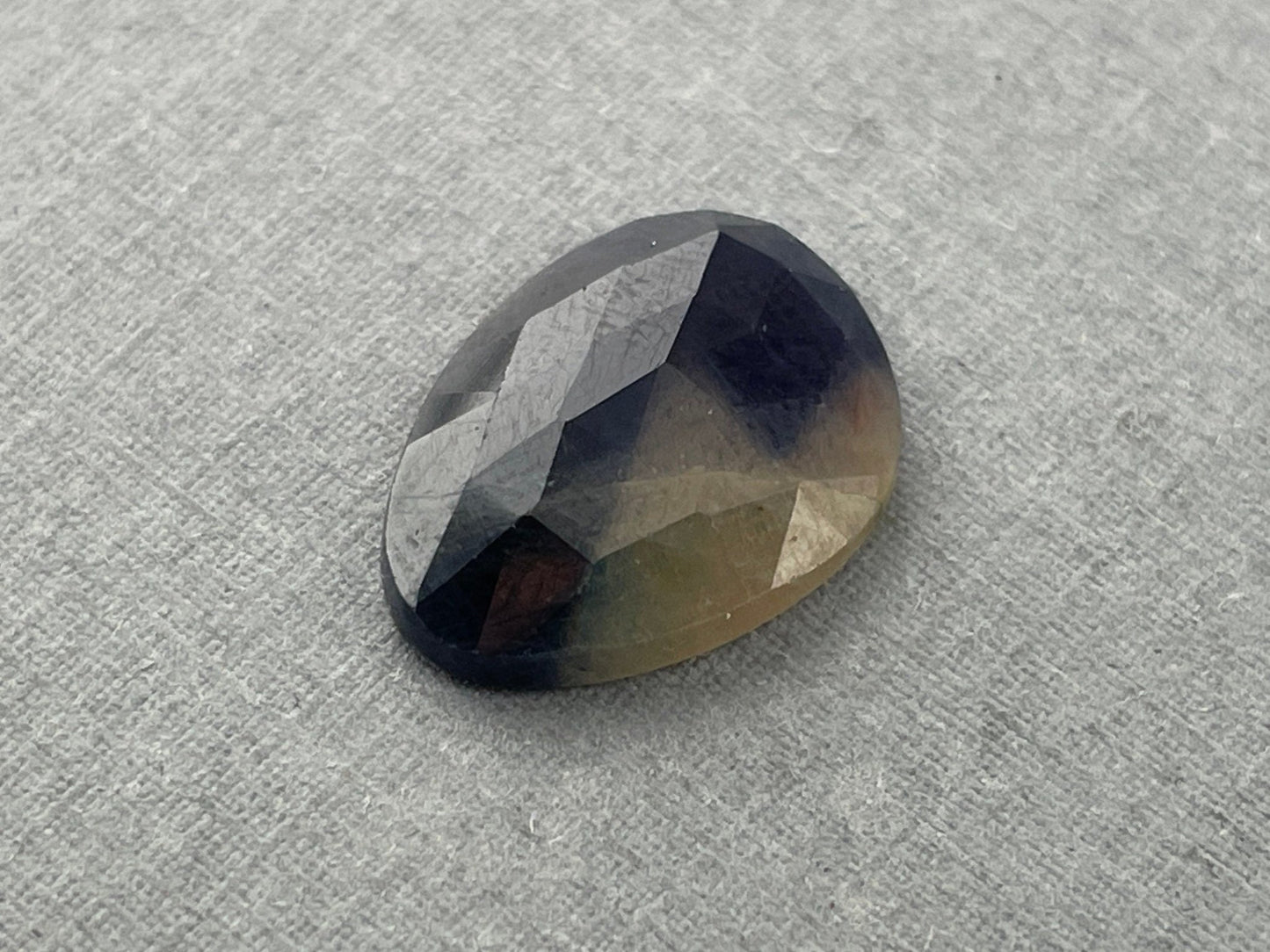 Bicolor Sapphire Rose Cut | Natural Loose Gemstones| 8.85 carats | SBC106 - Sapphire - Gem Enthusiast