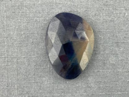 Bicolor Sapphire Rose Cut | Natural Loose Gemstones| 8.85 carats | SBC106 - Sapphire - Gem Enthusiast