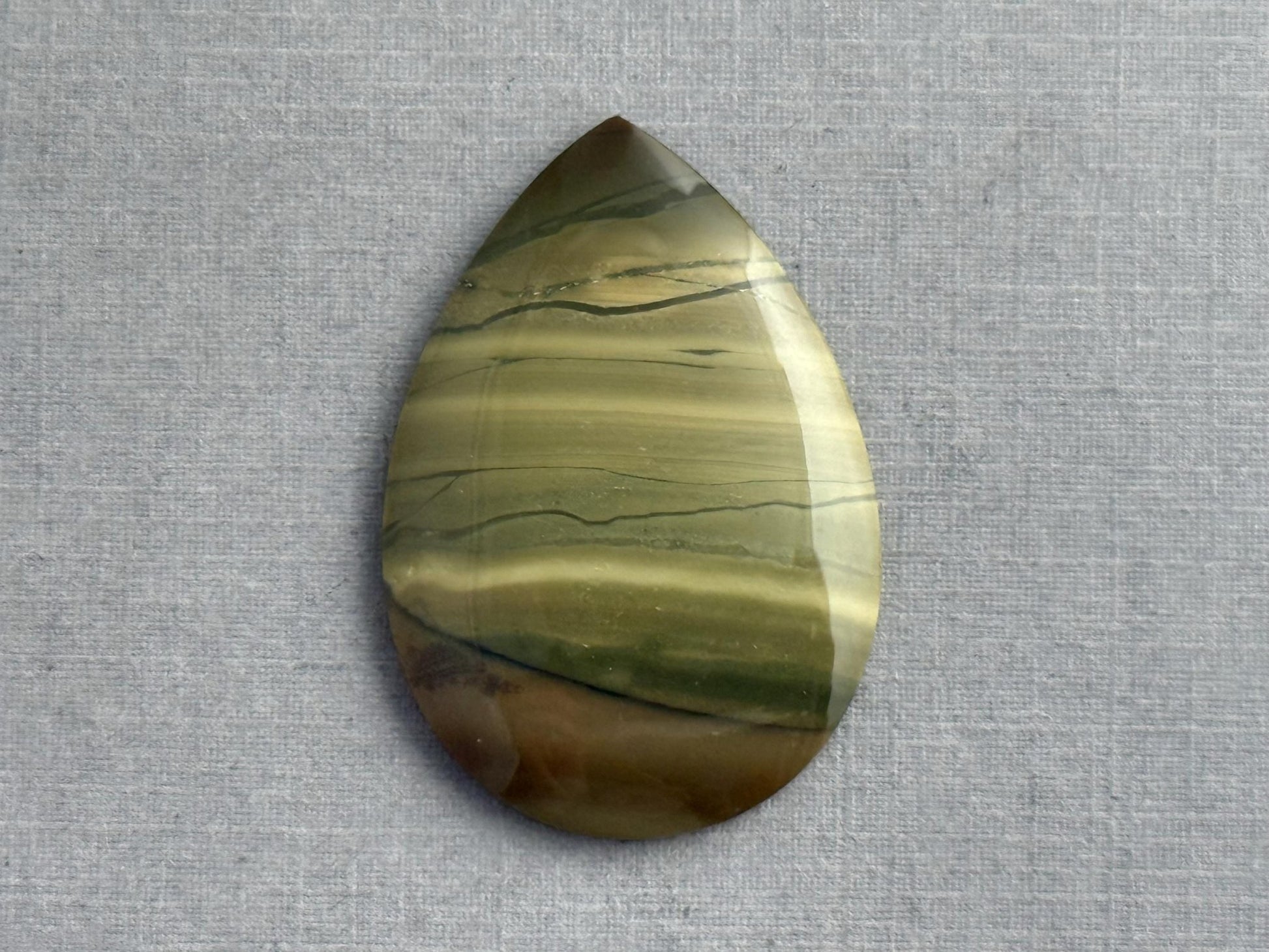 Blue Mountain Jasper Cabochon | Oregon Gemstone | Mined in the USA | JS330 - Gem Enthusiast