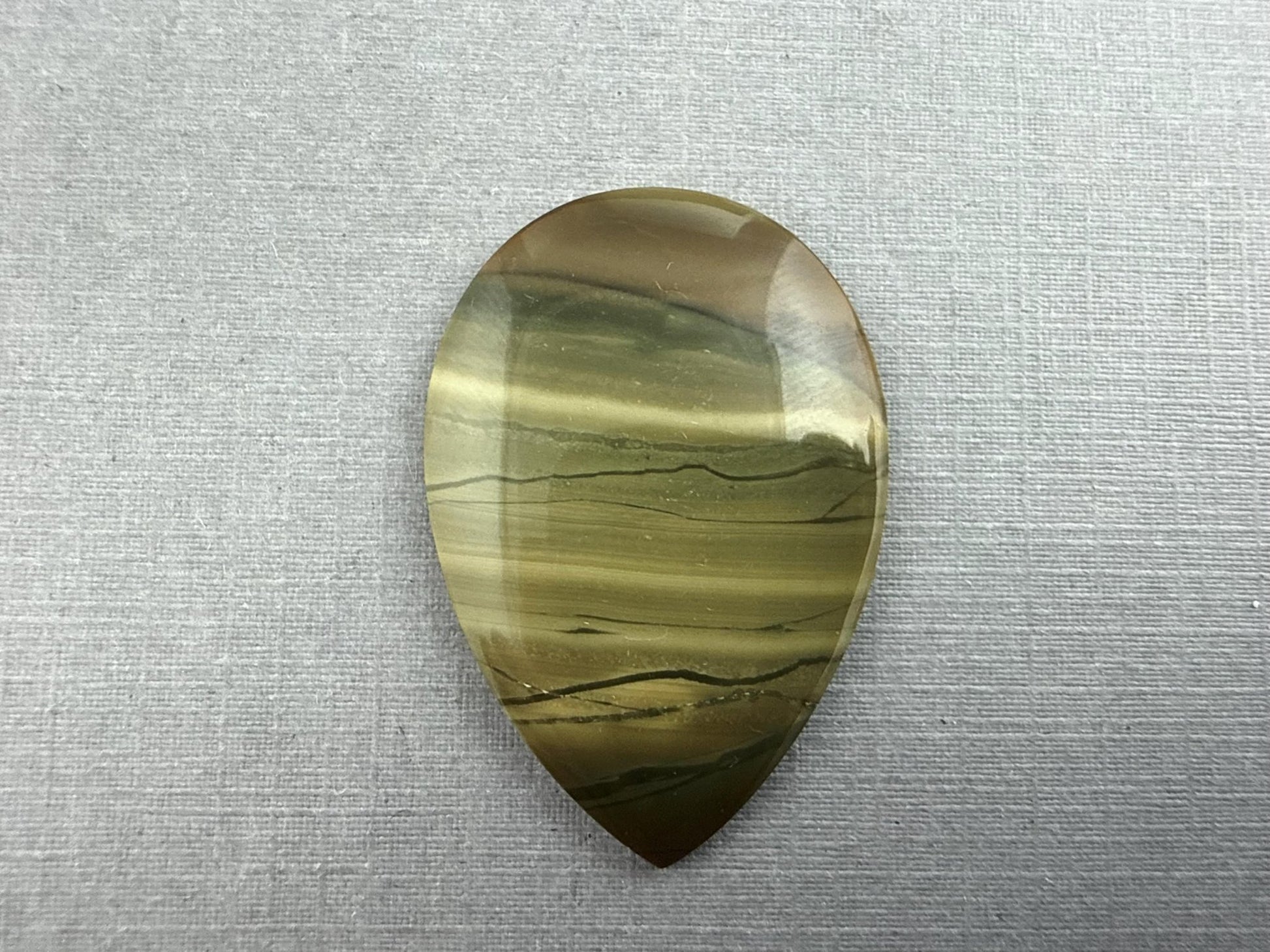 Blue Mountain Jasper Cabochon | Oregon Gemstone | Mined in the USA | JS330 - Gem Enthusiast