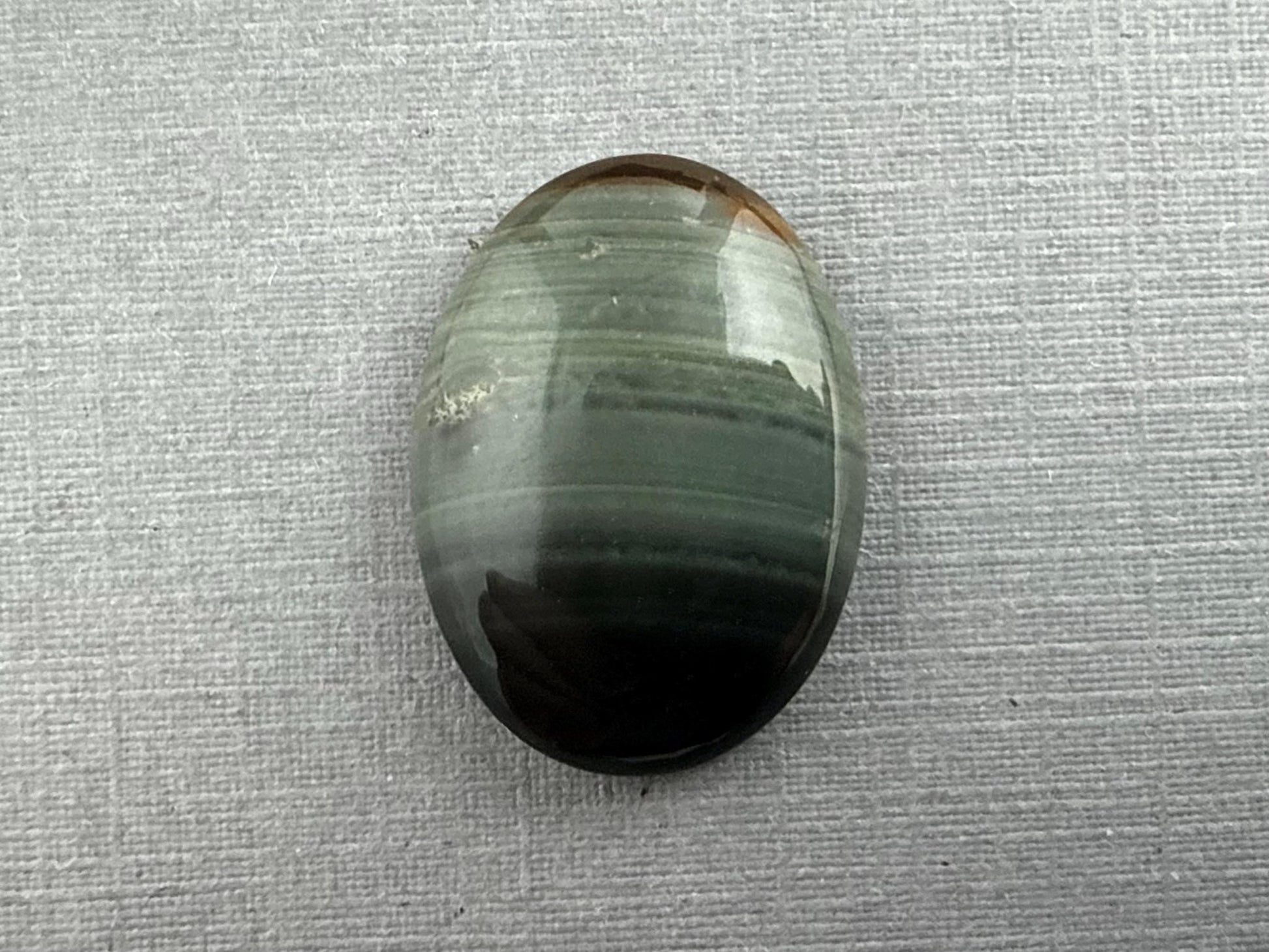 Blue Mountain Jasper Oval Cabochon | Oregon Gemstone | Mined in the USA | JS329 - Gem Enthusiast