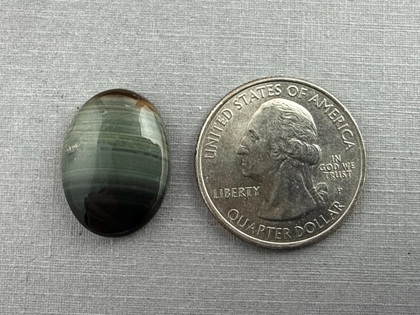 Blue Mountain Jasper Oval Cabochon | Oregon Gemstone | Mined in the USA | JS329 - Gem Enthusiast