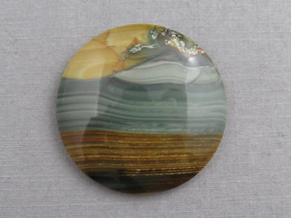 Blue Mountain Jasper Round Cabochon | 32mm | Oregon Gemstone | Mined in the USA | JS354 - Gem Enthusiast