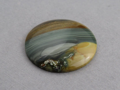 Blue Mountain Jasper Round Cabochon | 32mm | Oregon Gemstone | Mined in the USA | JS354 - Gem Enthusiast