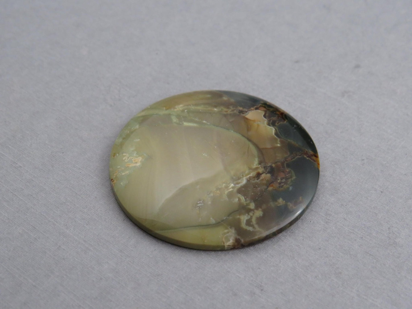 Blue Mountain Jasper Round Cabochon | 40mm | Oregon Gemstone | Mined in the USA | JS349 - Gem Enthusiast