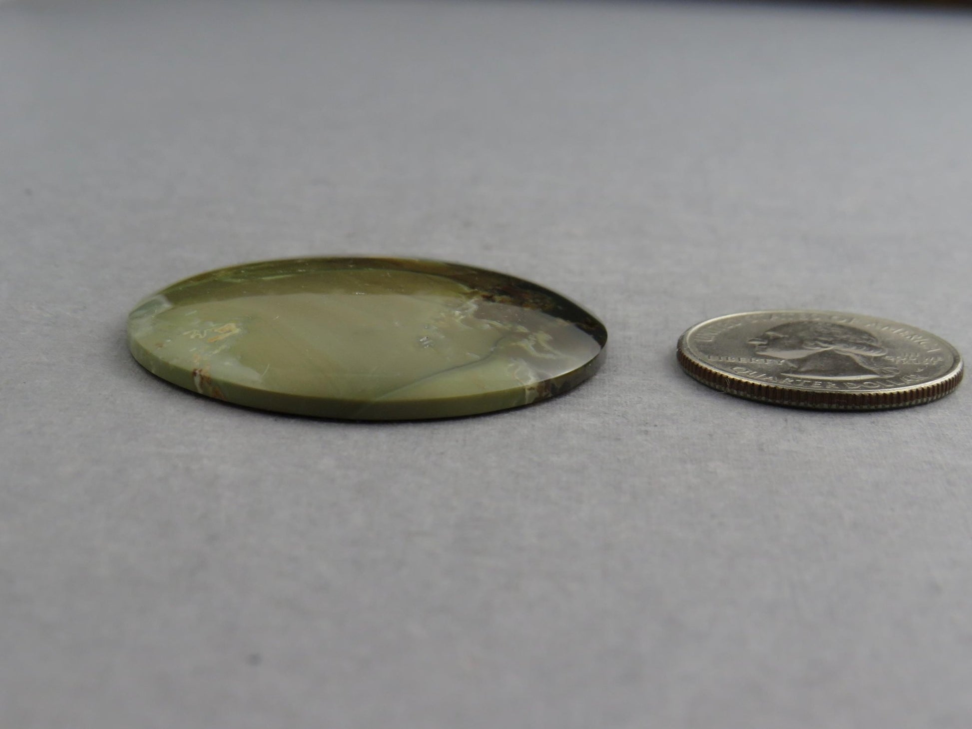 Blue Mountain Jasper Round Cabochon | 40mm | Oregon Gemstone | Mined in the USA | JS349 - Gem Enthusiast