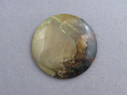 Blue Mountain Jasper Round Cabochon | 40mm | Oregon Gemstone | Mined in the USA | JS349 - Gem Enthusiast
