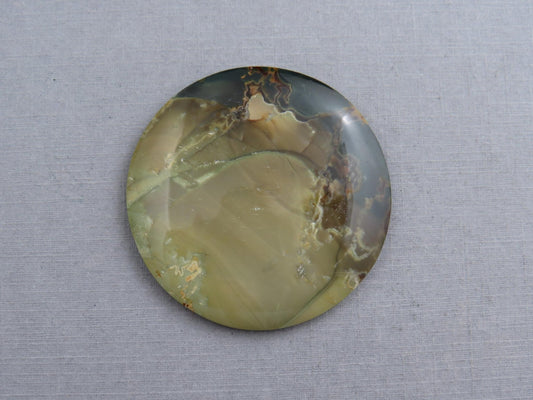 Blue Mountain Jasper Round Cabochon | 40mm | Oregon Gemstone | Mined in the USA | JS349 - Gem Enthusiast