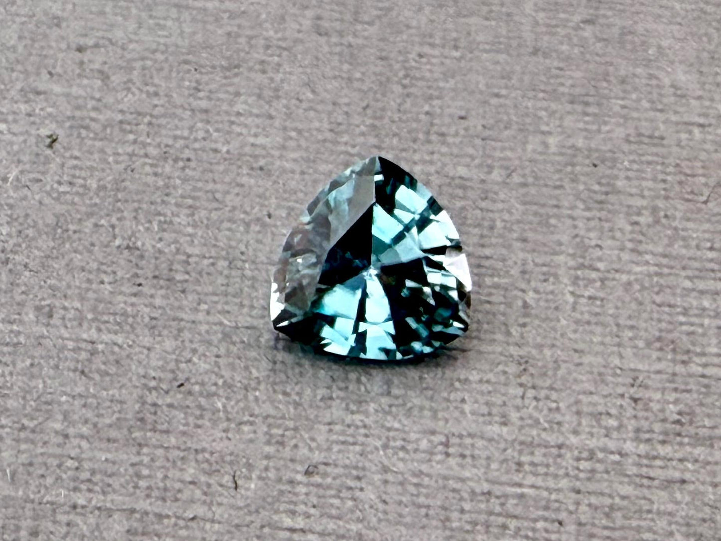Blue Zircon Trillion Cut | Natural Gemstone | 4.9 x 4.8 mm | ZC102 - Gem Enthusiast