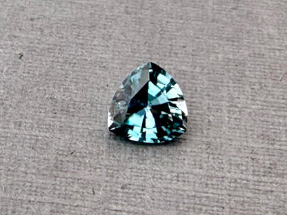 Blue Zircon Trillion Cut | Natural Gemstone | 4.9 x 4.8 mm | ZC102 - Gem Enthusiast