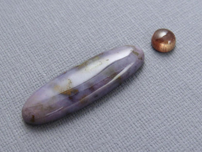 Burro Creek Agate, Oregon Sunstone | American Gemstone Set | SET115 - Gem Enthusiast