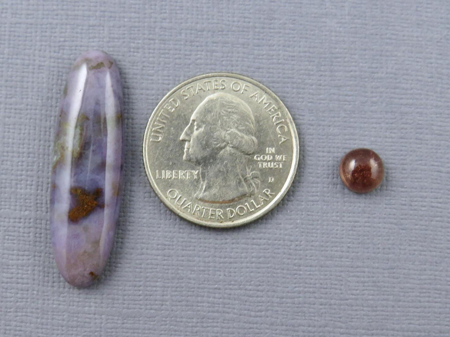 Burro Creek Agate, Oregon Sunstone | American Gemstone Set | SET115 - Gem Enthusiast