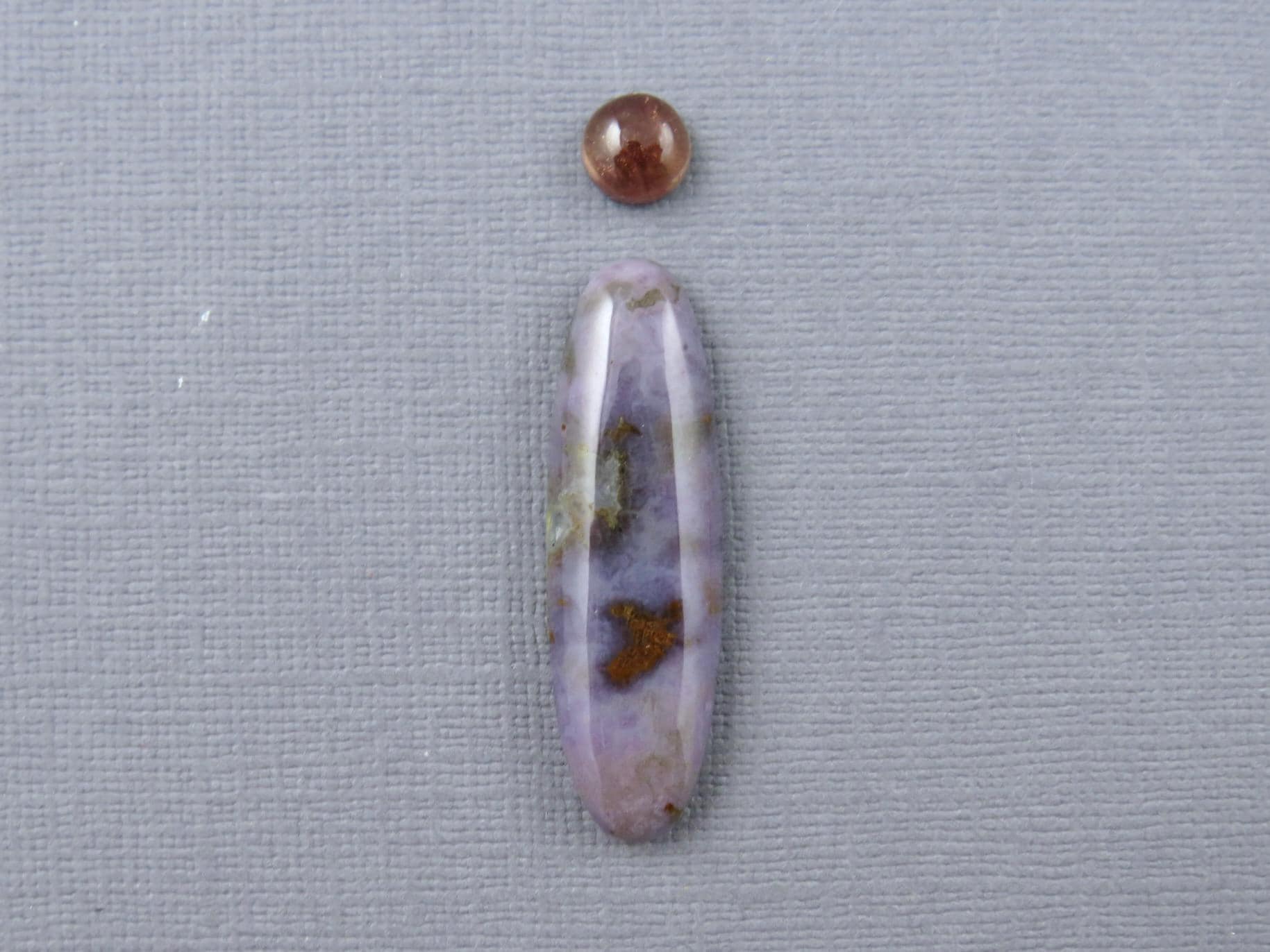 Burro Creek Agate, Oregon Sunstone | American Gemstone Set | SET115 - Gem Enthusiast