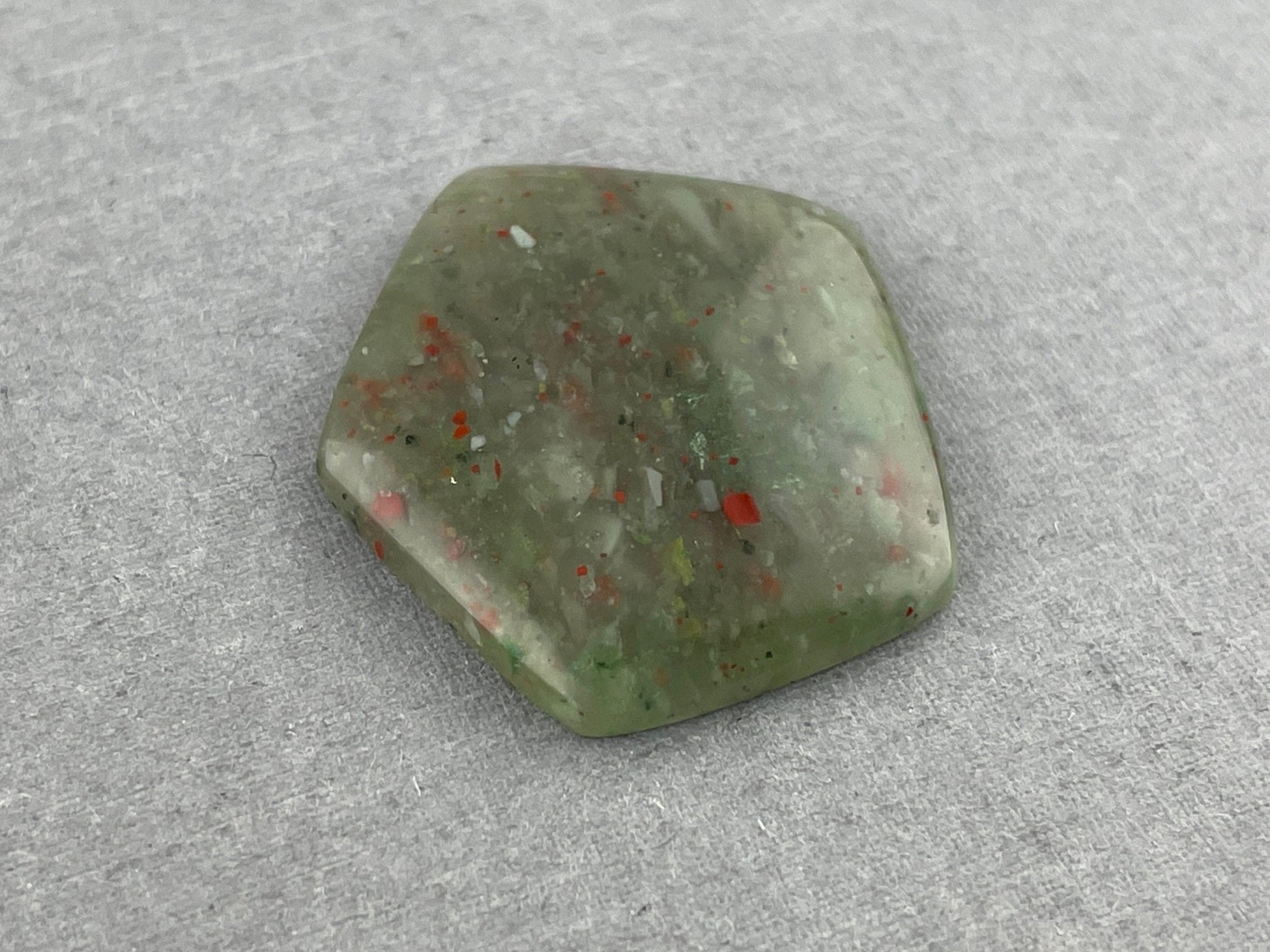 Cherry Orchard Agate | 27x25 mm | Large Natural Loose Cabochon Gemstone | AG250 - Gem Enthusiast